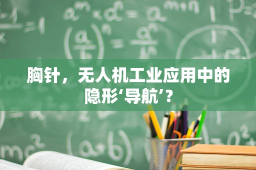 胸针，无人机工业应用中的隐形‘导航’？