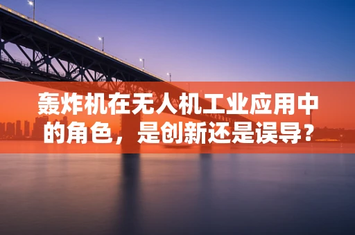 轰炸机在无人机工业应用中的角色，是创新还是误导？
