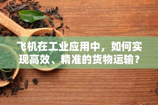 飞机在工业应用中，如何实现高效、精准的货物运输？