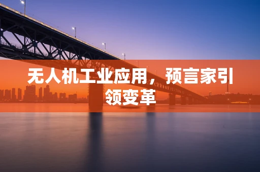 无人机工业应用，预言家引领变革