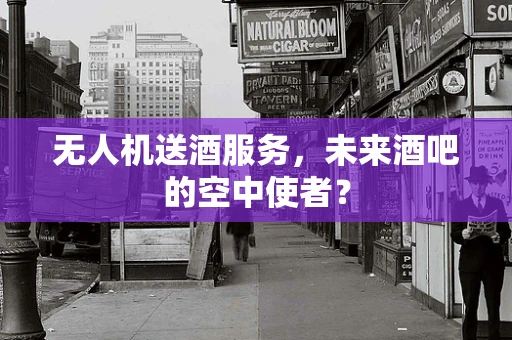 无人机送酒服务，未来酒吧的空中使者？