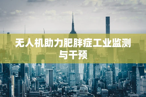 无人机助力肥胖症工业监测与干预