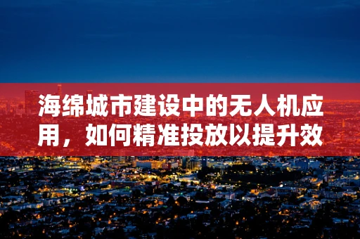 海绵城市建设中的无人机应用，如何精准投放以提升效率？