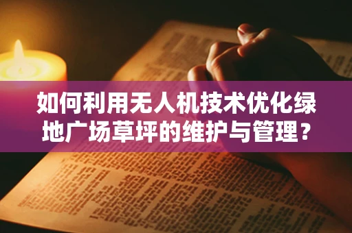 如何利用无人机技术优化绿地广场草坪的维护与管理？