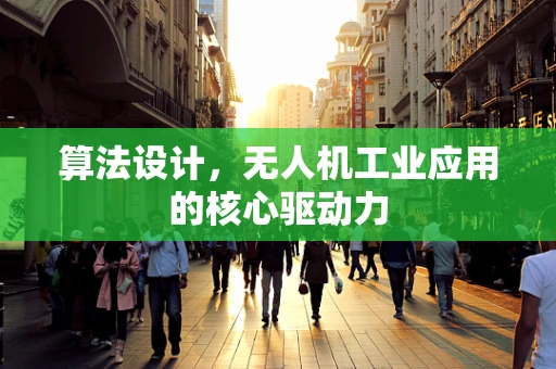算法设计，无人机工业应用的核心驱动力