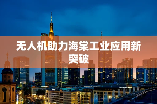 无人机助力海棠工业应用新突破