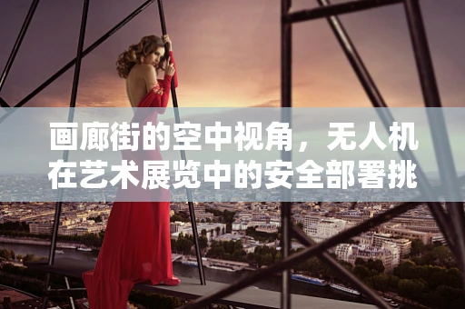 画廊街的空中视角，无人机在艺术展览中的安全部署挑战