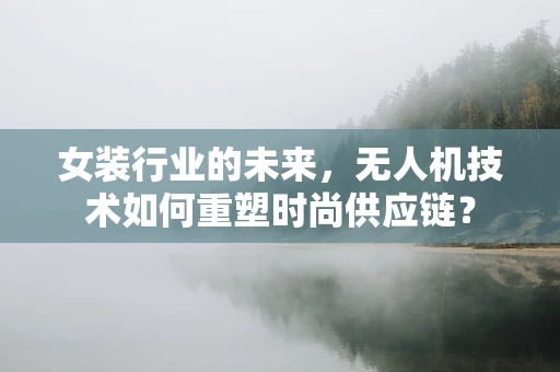 女装行业的未来，无人机技术如何重塑时尚供应链？