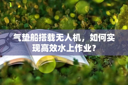 气垫船搭载无人机，如何实现高效水上作业？