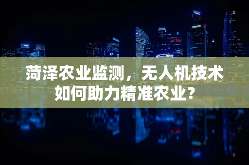 菏泽农业监测，无人机技术如何助力精准农业？