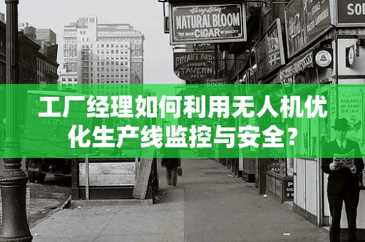 工厂经理如何利用无人机优化生产线监控与安全？