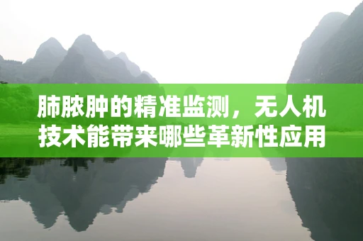 肺脓肿的精准监测，无人机技术能带来哪些革新性应用？