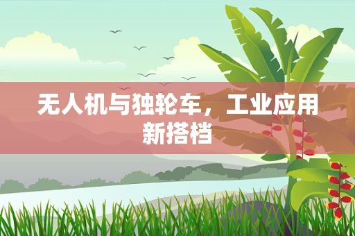 无人机与独轮车，工业应用新搭档