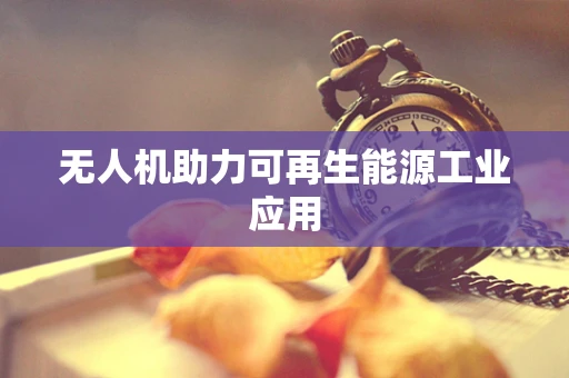 无人机助力可再生能源工业应用
