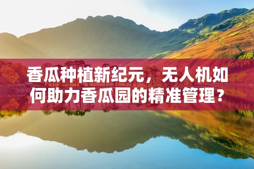 香瓜种植新纪元，无人机如何助力香瓜园的精准管理？