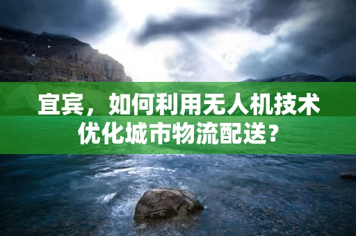 宜宾，如何利用无人机技术优化城市物流配送？