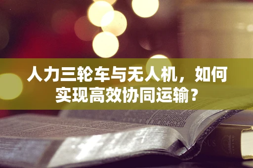 人力三轮车与无人机，如何实现高效协同运输？