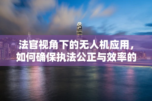 法官视角下的无人机应用，如何确保执法公正与效率的平衡？