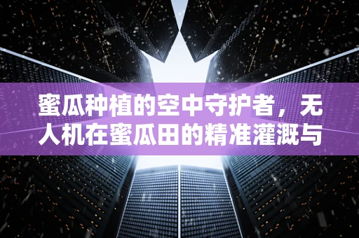 蜜瓜种植的空中守护者，无人机在蜜瓜田的精准灌溉与监测中扮演什么角色？