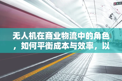 无人机在商业物流中的角色，如何平衡成本与效率，以吸引更多商人的关注？