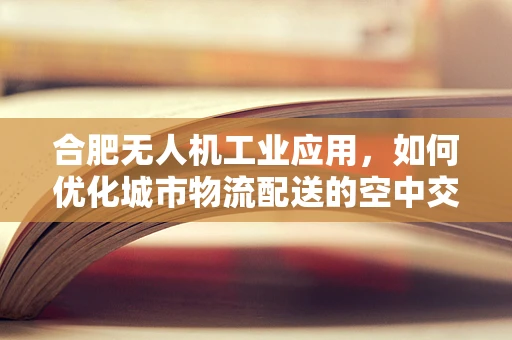 合肥无人机工业应用，如何优化城市物流配送的空中交通管理？