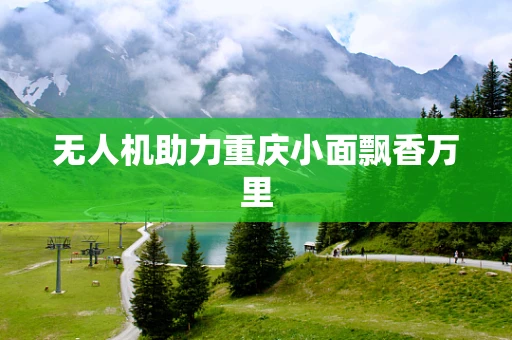 无人机助力重庆小面飘香万里