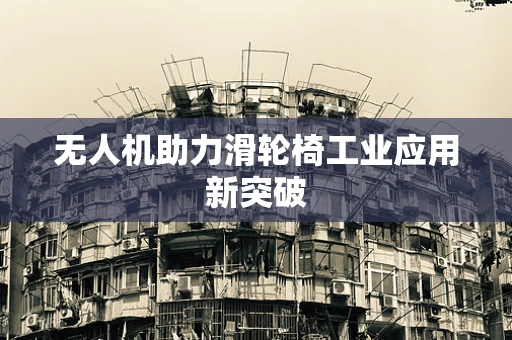 无人机助力滑轮椅工业应用新突破