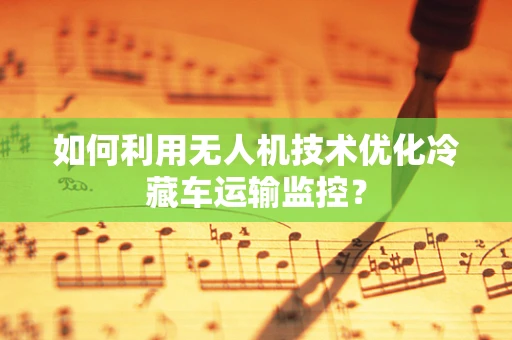 如何利用无人机技术优化冷藏车运输监控？