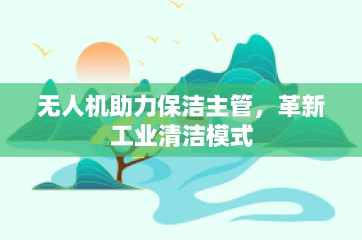 无人机助力保洁主管，革新工业清洁模式