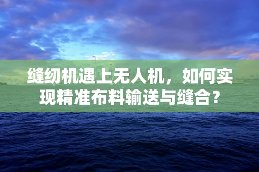 缝纫机遇上无人机，如何实现精准布料输送与缝合？