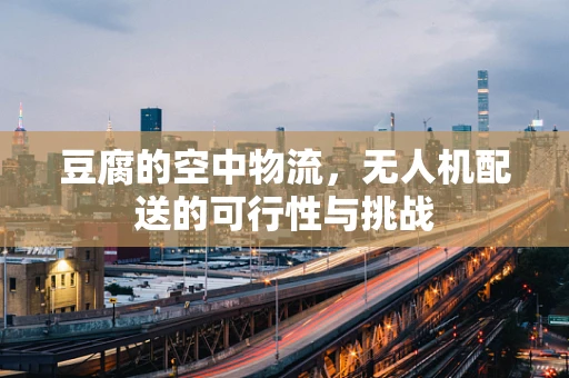 豆腐的空中物流，无人机配送的可行性与挑战