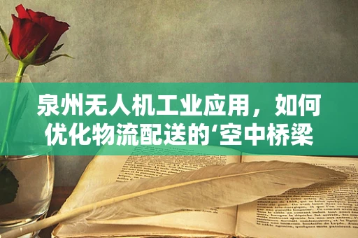 泉州无人机工业应用，如何优化物流配送的‘空中桥梁’？