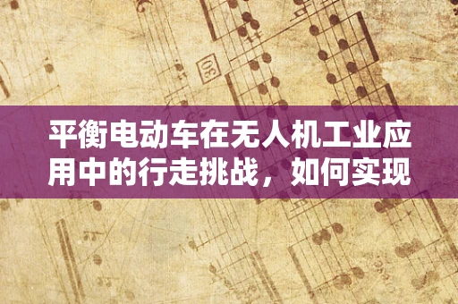 平衡电动车在无人机工业应用中的行走挑战，如何实现稳定与效率的双重飞跃？