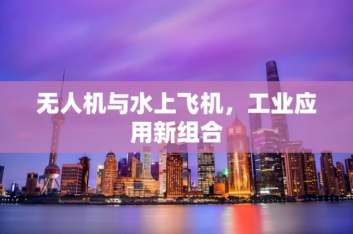 无人机与水上飞机，工业应用新组合