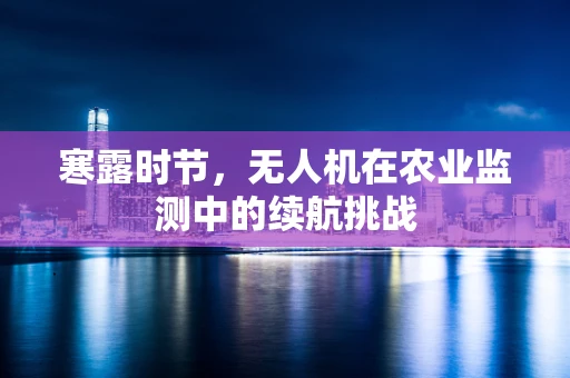 寒露时节，无人机在农业监测中的续航挑战