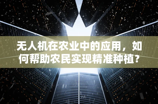 无人机在农业中的应用，如何帮助农民实现精准种植？