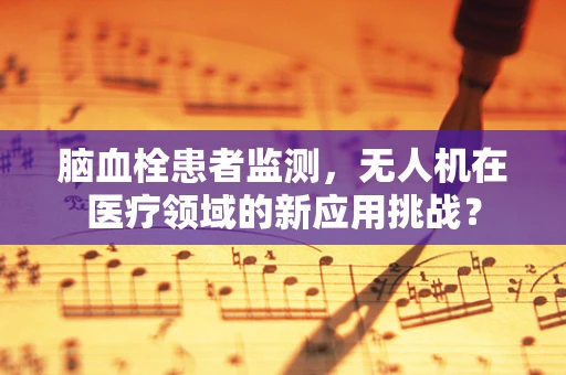 脑血栓患者监测，无人机在医疗领域的新应用挑战？