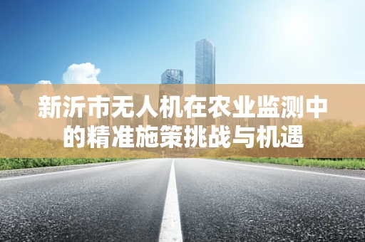 新沂市无人机在农业监测中的精准施策挑战与机遇