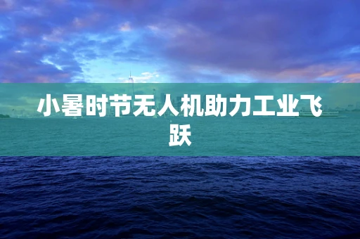小暑时节无人机助力工业飞跃