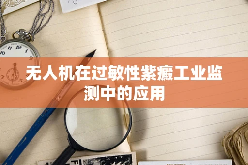 无人机在过敏性紫癜工业监测中的应用