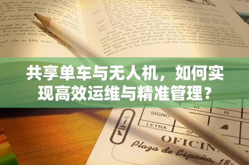 共享单车与无人机，如何实现高效运维与精准管理？