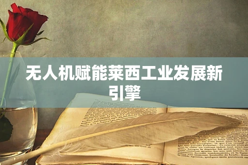 无人机赋能莱西工业发展新引擎
