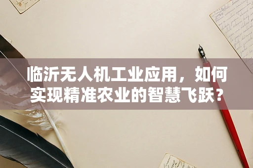 临沂无人机工业应用，如何实现精准农业的智慧飞跃？