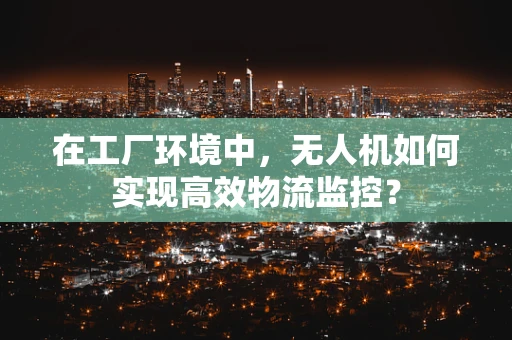 在工厂环境中，无人机如何实现高效物流监控？