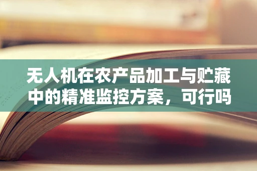 无人机在农产品加工与贮藏中的精准监控方案，可行吗？
