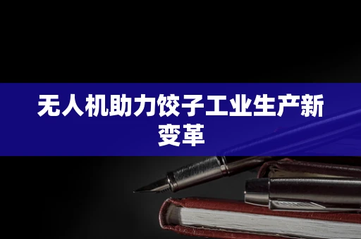 无人机助力饺子工业生产新变革