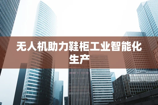 无人机助力鞋柜工业智能化生产