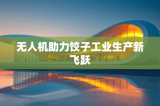无人机助力饺子工业生产新飞跃