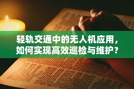 轻轨交通中的无人机应用，如何实现高效巡检与维护？