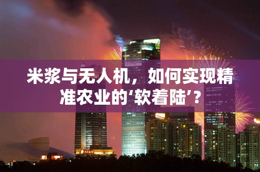 米浆与无人机，如何实现精准农业的‘软着陆’？